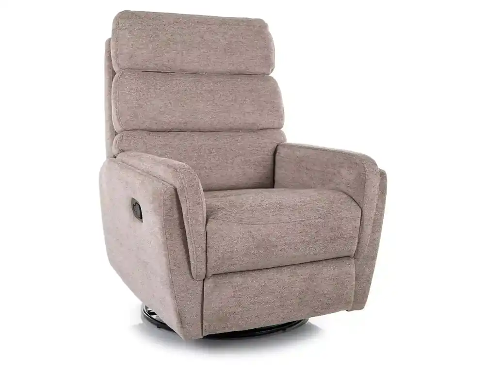 Fotoliu recliner ARGOS, stofa clasica bej inchis - Raven 30, 78x84/162x107 cm Disponibil imediat