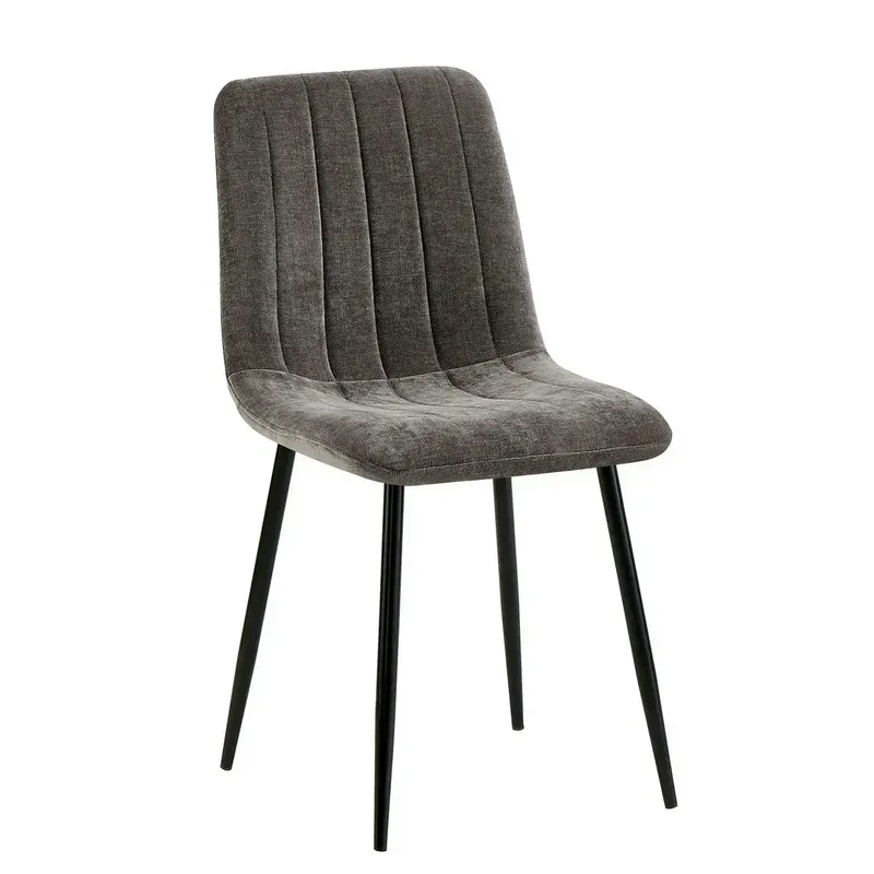 Livrare expres Scaun JET, gri inchis/negru, stofa clasica/metal, 44x54x88 cm