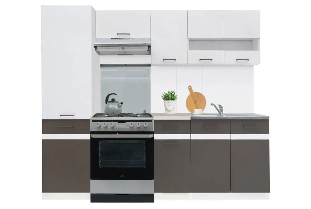 Discount Bucatarie JUNONA LINE 3C1 A decor BI/BIP/SZW/INC