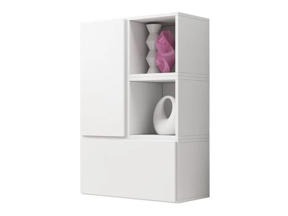 Lichidare de stoc Comode TV de living Corbele 122 (Alb)