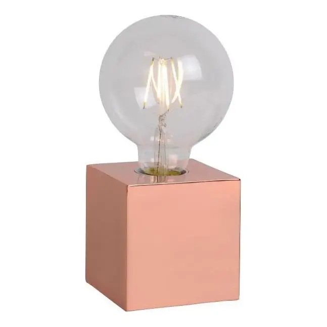 Ofertă specială Lucide 20500/05/17 - Lampa de masa LED CUBICO 1xE27/5W/230V cupru