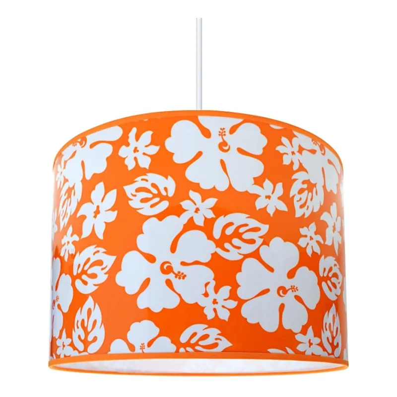 Lustră copii FLOWERS 1xE27/60W/230V portocaliu Preferatul clienților