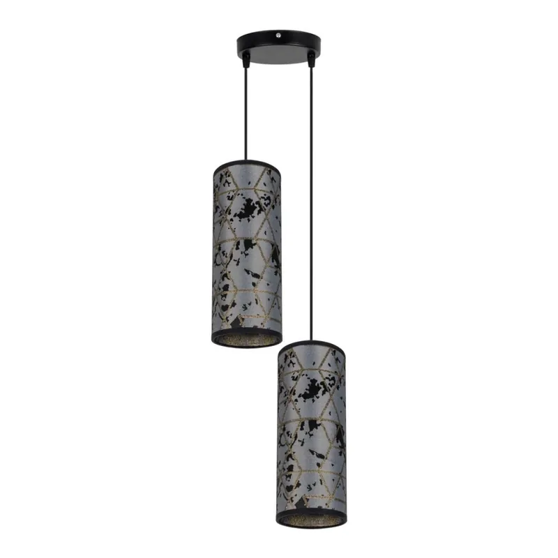 Popular Lustră pe cablu AVALO 2xE27/60W/230V d. 20 cm gri/negru