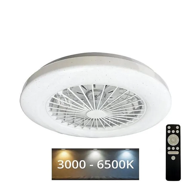 Popular Plafonieră LED dimabilă cu ventilator STAR LED/48W/230V 3000-6500K + telecomandă