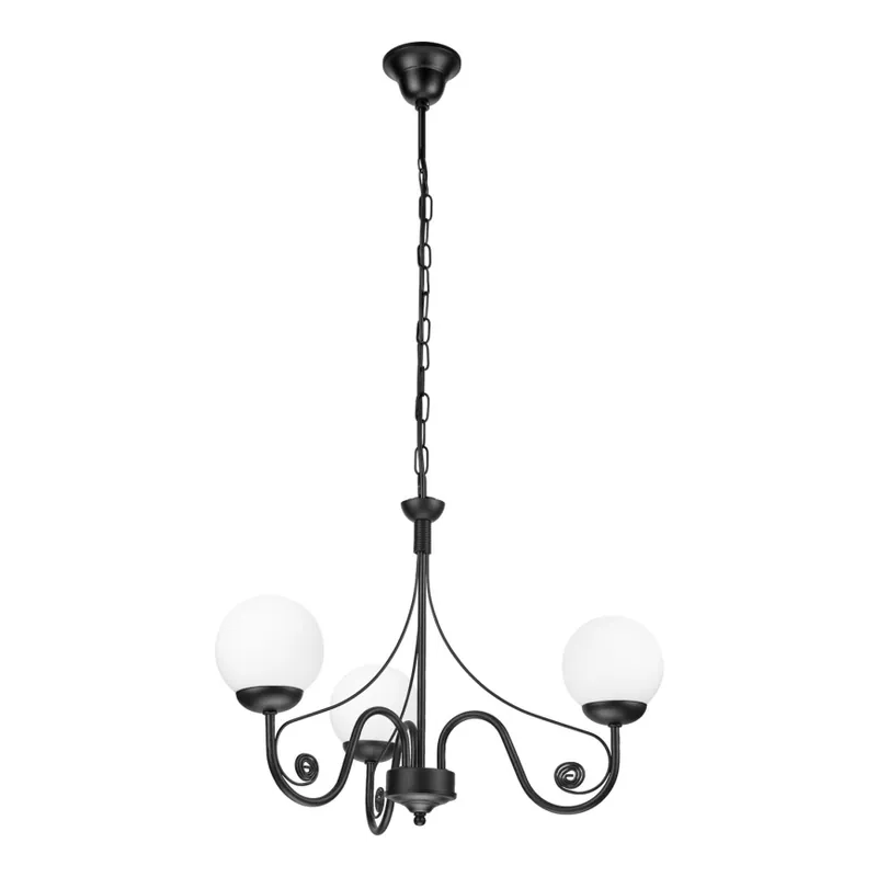 Lustră pe lanț Brilagi COTTAGE 3xG9/40W/230V negru/alb Cumpărături sigure