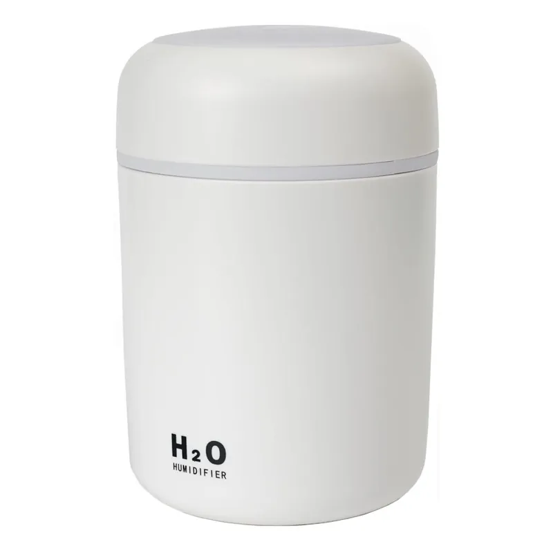 Difuzor LED RGB de arome și umidificator de aer cu ultrasunete LED/2W 300ml alb Preferatul clienților