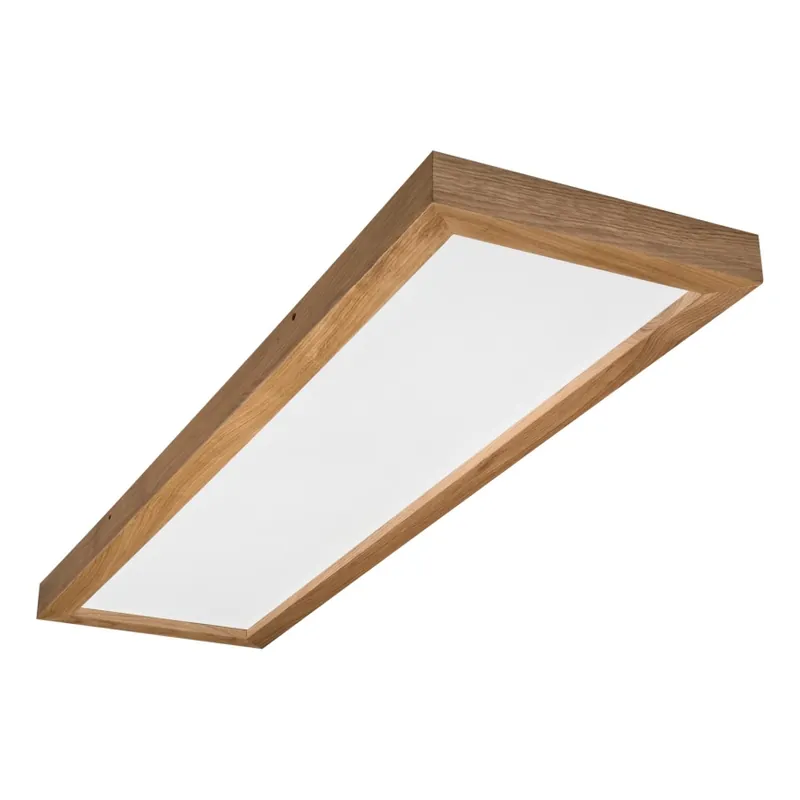 Doar azi Brilagi - Plafonieră LED pentru baie WOODY FRAME LED/50W/230V 120x30 cm IP44 stejar