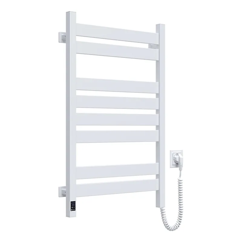 Premium Uscător electric pentru prosoape cu termostat LARGO 168W 80x50 cm, alb, pe partea dreaptă