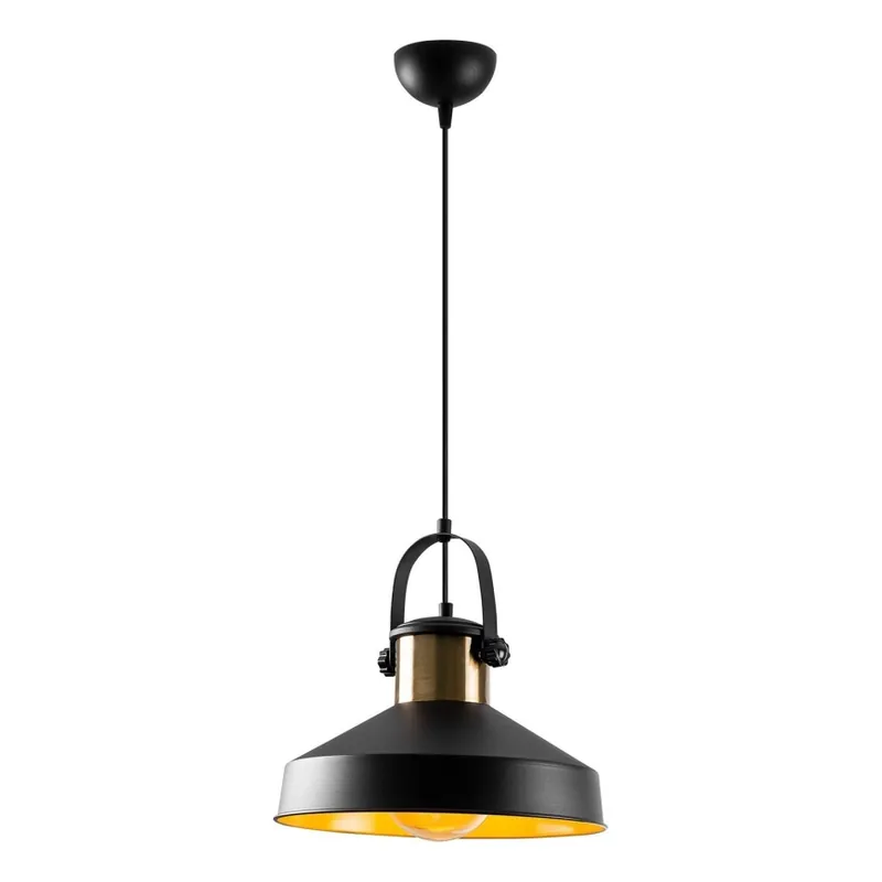 Pendul pe cablu DODO 1xE27/40W/230V negru/bronz Ofertă specială