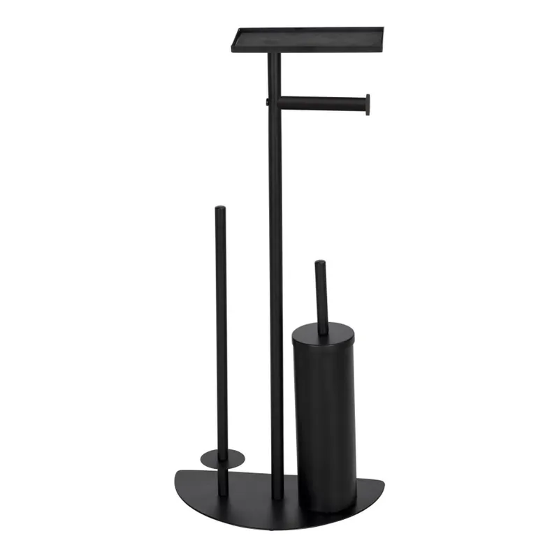Disponibil imediat WENKO 26060100 - Set WC COSENZA, 32,5 x 72 cm, negru