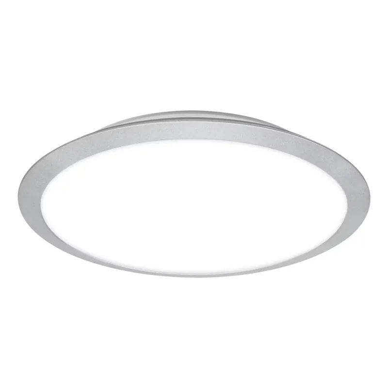 Lichidare de stoc Brilo - Plafonieră LED pentru baie CTS, 21 W, 230 V, 3000/4000 K, IP44, Ø 37 cm, crom mat