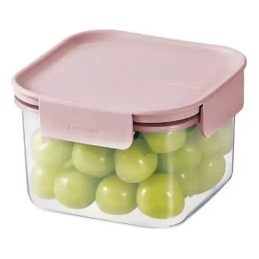 Ofertă limitată Cutie pentru depozitare alimente CLASSIC PLUS, 0,86 l, roz/transparent