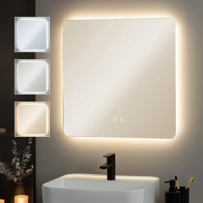 Brilagi - Oglindă de baie încălzită DIANA LED/17W/230V 60x60 cm IP44 CRI 90 reglabilă + CCT Mai ieftin
