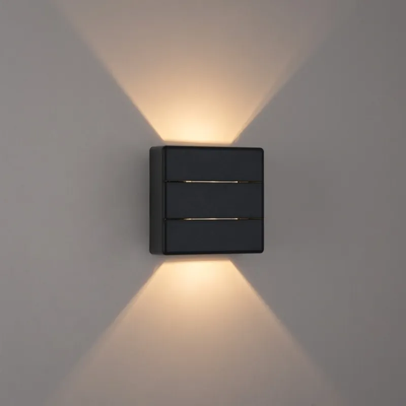 Nu rata Aplica LED de exterior LUXLINE 6W/230V 3000K IP54 neagră