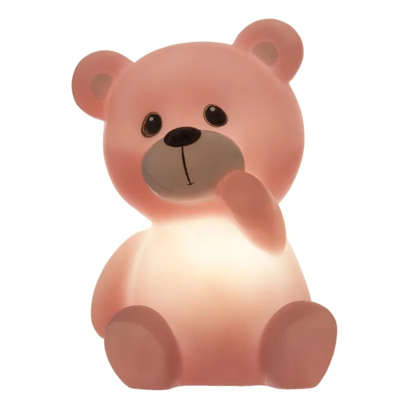 Expediere rapidă Atmosphera - Lampă de veghe LED pentru copii TEDDY, 3x LR44, roz