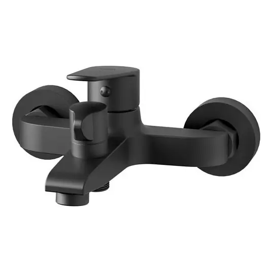 Plată sigură Gedy - Baterie pentru cadă COMO, negru mat