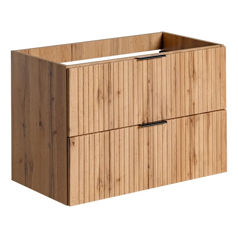 Discount COMAD ADEL OAK 82-80-B-2S - Dulap pentru lavoar ADEL, 57 x 80,2 cm, stejar