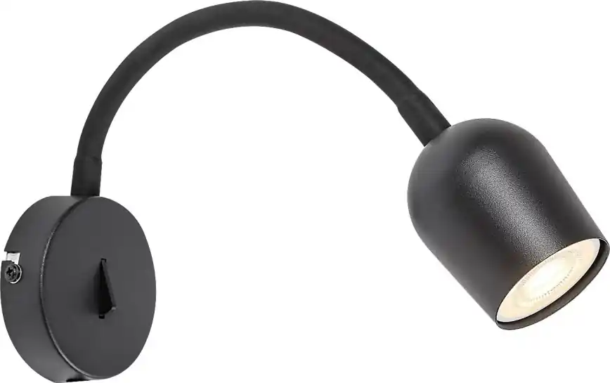 Rabalux - Aplică de perete tip spot 1x GU10/15W/230V, negru Livrare rapidă
