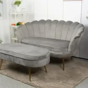 Set Marbella Canapea cu Masuta KJL213, Gri Cumpărături sigure