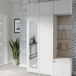 Preț promoțional Cuier Hol Max 18, Alb/ Bej - Trinity 2