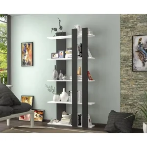 Raft depozitare Star, Wenge/Alb Preț promoțional