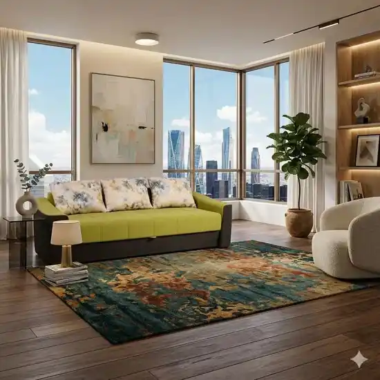 Canapea extensibilă Adena, culoare personalizabila - 235x192 cm, mecanism facil de extindere cu balama pafta, ladă integrată și burete de înaltă densitate, structură din fag masiv Preferatul clienților