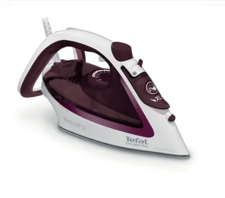 Fer de calcat Tefal Express Steam FV5714E0, Putere 2500W, Jet de abur 190g/min, Abur variabil 0-45g/min, Capacitate 270ml, Talpa Durilium, Violet Calitate înaltă