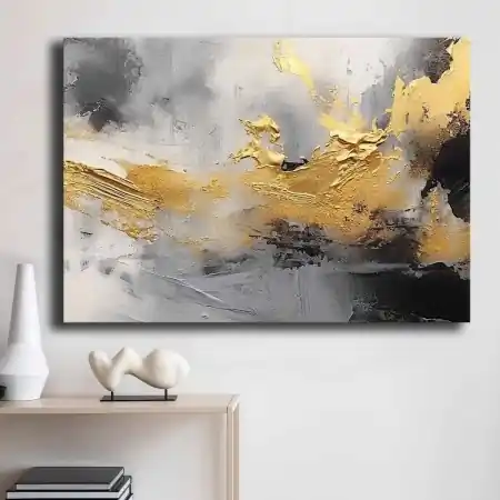 Preț promoțional Wallxpert tablou decorativ canvas 70x100 cm, panza 100% grosime 2.8mm, rama lemn pin 100%, multicolor - Verificat A · Re-Bloom