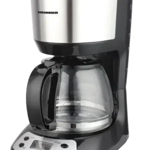 Cafetiera digitala Heinner Silver Chatt Hcm-D750GCSS, capacitate cana 1.25L, 750W, negru/inox Discount