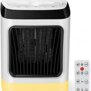 Mini incalzitor ventilator ceramic Meiyuki, alb, 800 W, 13 x 13 x 16,7 cm Preț mic