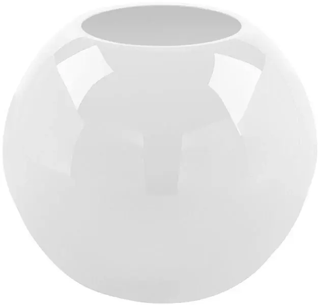 Reducere specială Vaza Fink ball MOON realizata manual din sticla opal solida